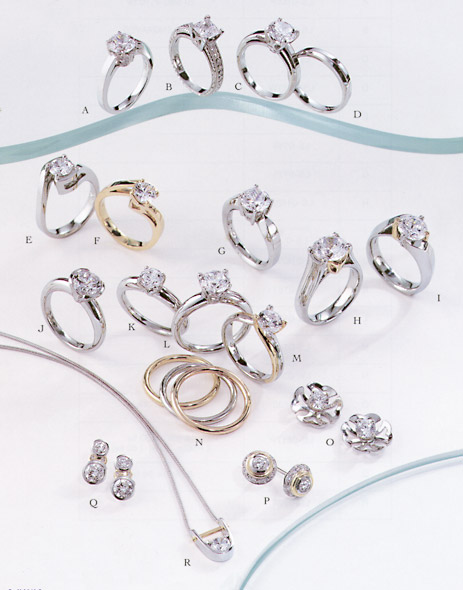 exquisite jewelry designs in platinum, gold and diamonds