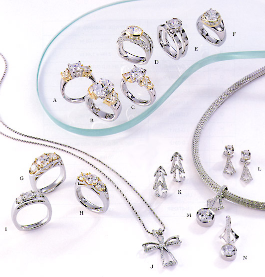 exquisite jewelry designs in platinum, gold and diamonds