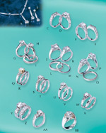 exquisite jewelry designs in platinum, gold and diamonds